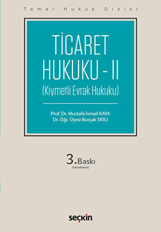 Ticaret Hukuku - 2 THD - 1