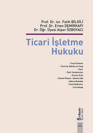 Ticari İşletme Hukuku - 1