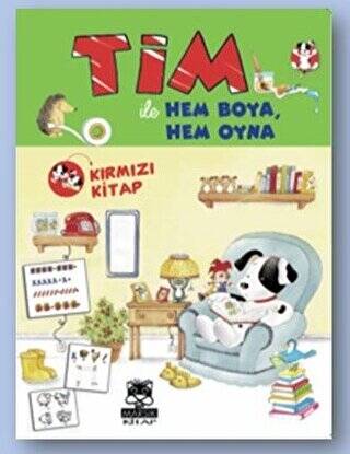 TİM ile Hem Boya Hem Oyna Kırmızı Kitap - 1