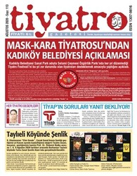 Tiyatro Gazetesi Sayı: 113 Ağustos 2020 - 1