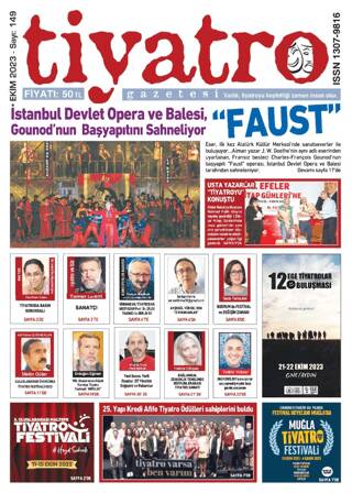 Tiyatro Gazetesi Sayı: 149 - Ekim 2023 - 1