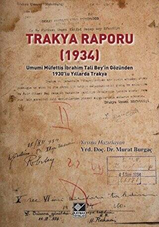 Trakya Raporu 1934 - 1