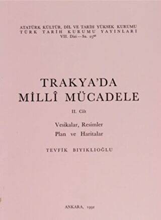 Trakya’da Milli Mücadele 2. Cilt - 1