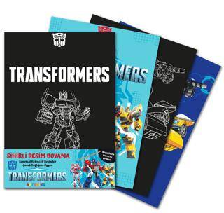 Transformers Sihirli Resim Boyama – Ahşap Kalem Hediyeli - 1