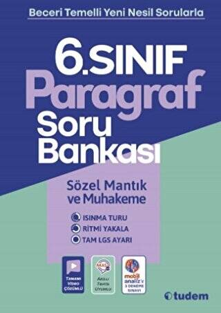 Tudem Yayınları 6. Sınıf Paragraf Soru Bankası - 1