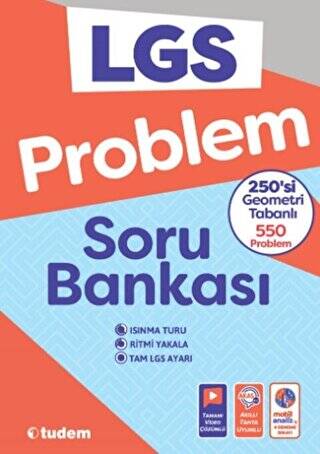 Tudem Yayınları 8. Sınıf LGS Problem Soru Bankası - 1