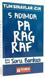 Tüm Sınavlar İçin 5 Adımda Paragraf Soru Bankası - 1
