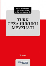 Türk Ceza Hukuku Mevzuatı - 1