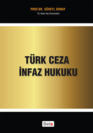 Türk Ceza İnfaz Hukuku - 1