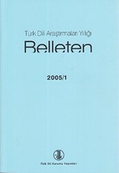 Türk Dili Araştırmaları Yıllığı - Belleten 2005 - 1 - 1