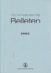 Türk Dili Araştırmaları Yıllığı - Belleten 2006 - 2 - 1