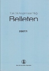 Türk Dili Araştırmaları Yıllığı - Belleten 2007 - 1 - 1