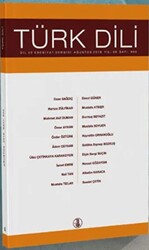 Türk Dili Dergisi Ağustos 2018 Yıl: 68 Sayı: 800 - 1