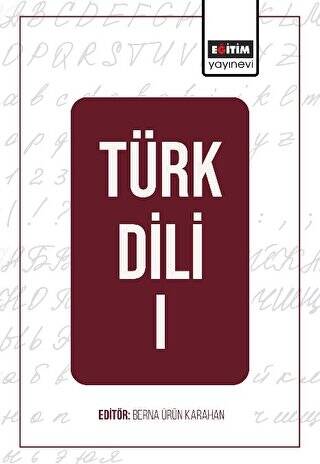 Türk Dili - I - 1