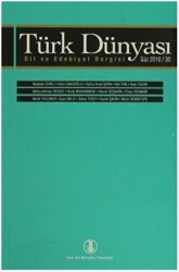 Türk Dünyası Dil ve Edebiyat Dergisi Sayı: 30 - Güz 2010 - 1