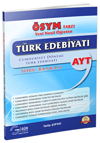 Türk Edebiyatı Cumhuriyet Dönemi Soru Bankası - 1