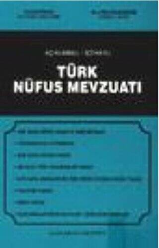 Türk Nüfus Mevzuatı Ve Nüfus Davaları - 1