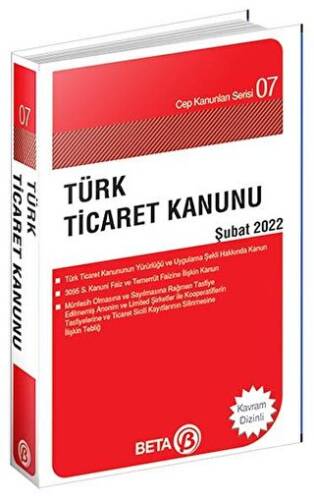 Türk Ticaret Kanunu Cep Serisi Şubat 2022 - 1