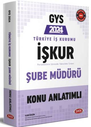 Türkiye İş Kurumu İşkur Şube Müdürü GYS Konu Anlatımlı - 1