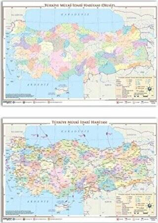 Türkiye Mülki İdare Haritası Yazılabilir Silinebilir - 1