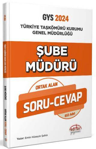 Türkiye Taşkömürü Kurumu Genel Müdürlüğü Şube Müdürü Soru-Cevap - 1