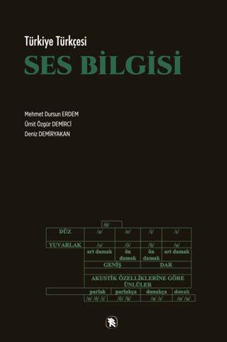 Türkiye Türkçesi Ses Bilgisi - 1