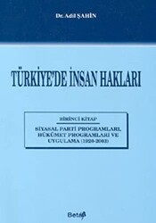 Türkiye’de İnsan Hakları 1. Kitap - 1