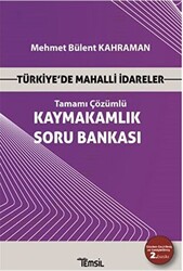 Türkiye’de Mahalli İdareler - Kaymakamlık Tamamı Çözümlü Soru Bankası - 1