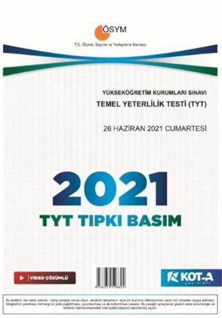 TYT 2021 Tıpkı Basım - 1