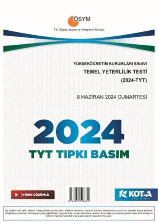 TYT 2024 Tıpkı Basım - 1