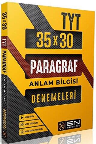 TYT 35x30 Paragraf Anlam Bilgisi Deneme - 1