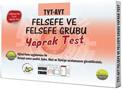 TYT-AYT Felsefe ve Felsefe Grb. Yaprak Testleri Kutulu Dökme 5x24 Adet - 1