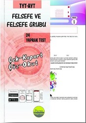 TYT AYT Felsefe ve Felsefe Grubu Yaprak Testleri Çek Kopart - 1