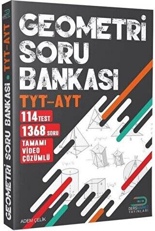 TYT - AYT Geometri Tamamı Çözümlü Soru Bankası - 1