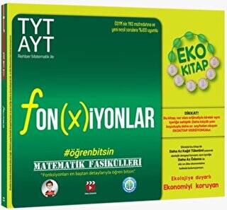 TYT - AYT Matematik Fasikülleri - Fonksiyonlar Eko - 1