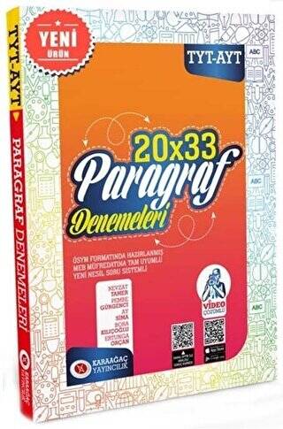 TYT AYT Paragraf 20x33 Deneme - 1