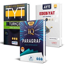 TYT-AYT Türkçe - Edebiyat - Paragraf Soru Bankası 3`lü Set - 1