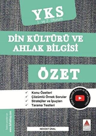 TYT-AYT YKS 1. ve 2. Oturum Din Kültürü ve Ahlak Bilgisi Özet - 1