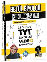 TYT Betül Biyoloji Şifreler ve Taktiklerle Konu Anlatımı 28 Günde Video Kamp Kitabı - 1