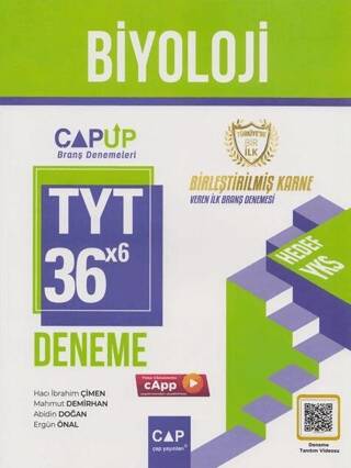 TYT Biyoloji 30 x 6 Up Deneme - 1