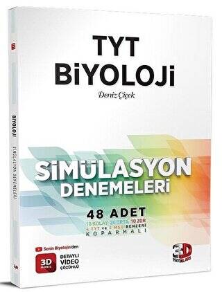 TYT Biyoloji Simülasyon Denemeleri Detaylı Video Çözümlü - 1