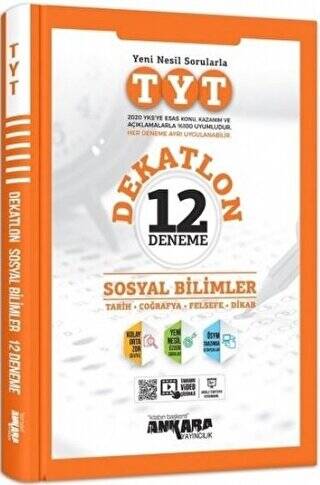 TYT Dekatlon Sosyal Bilimler 12 Deneme Sınavı - 1