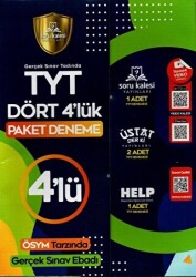 TYT Dört Dört`lük Paket Deneme Ösym Tarzında - 1