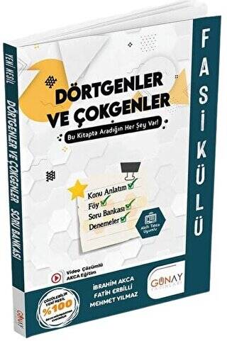 TYT Dörtgenler ve Çokgenler Fasikülü - 1