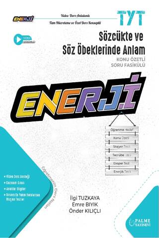 TYT Enerji Sözcükte ve Söz Öbeklerinde Anlam Konu Özetli Soru Fasikülü - 1