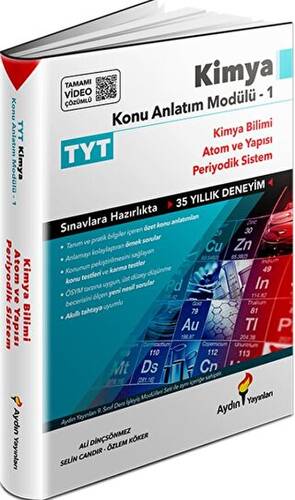 TYT Kimya Konu Anlatım Modülü - 1 Kimya Bilimi-Atom ve Yapısı-Periyodik Sistem - 1