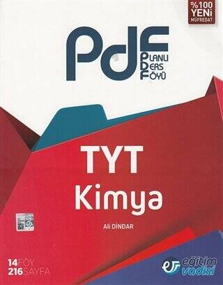 TYT Kimya PDF Planlı Ders Föyü - 1