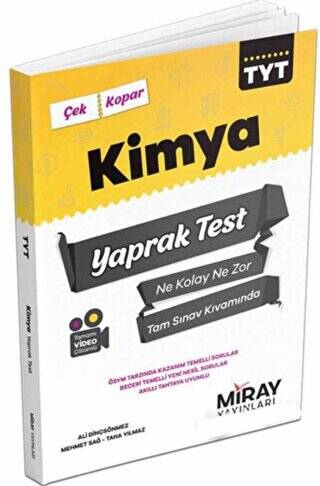 TYT Kimya Yaprak Test - 1