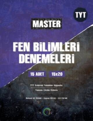 TYT Master 15 Fen Bilimleri Denemeleri - 1