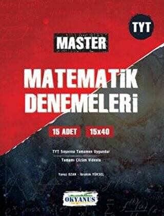 TYT Master 15 Matematik Denemeleri - 1